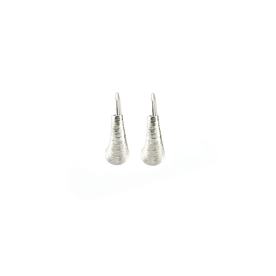 Croí Sliogan Designer Silver Drop Earrings