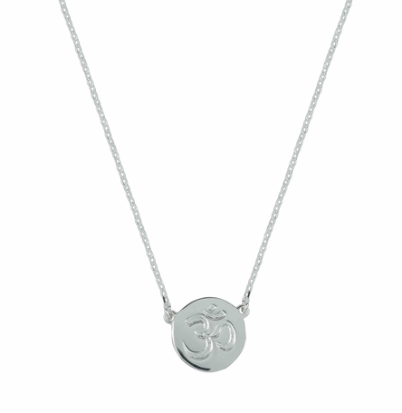 Inner Peace Silver Necklace