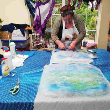 Learn To Make Textile Art With Felting