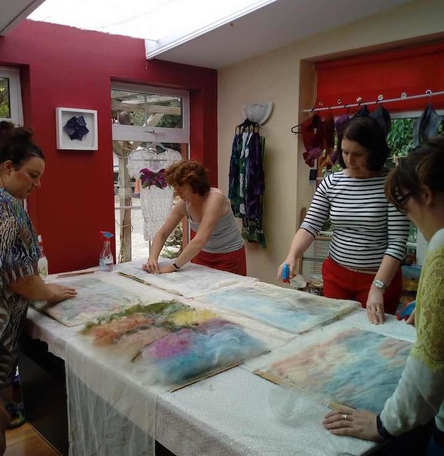 Learn To Make Textile Art With Felting