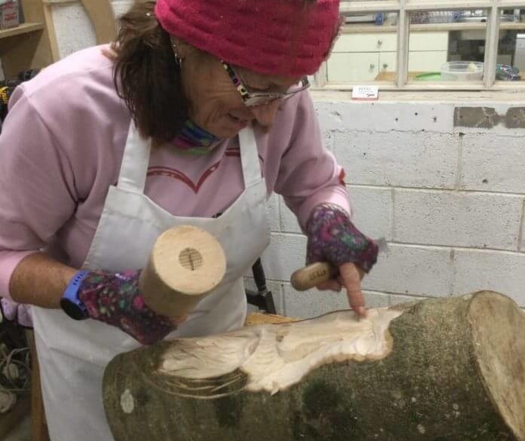 Carving A Woodspirit