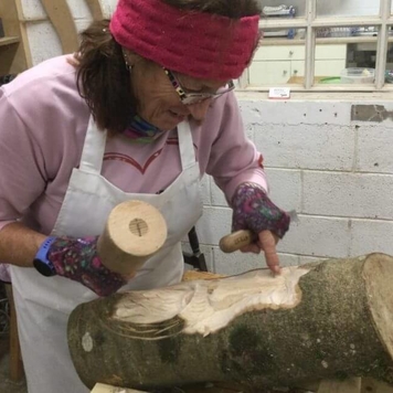 Carving A Woodspirit