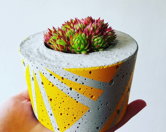 Ail El small concrete planter