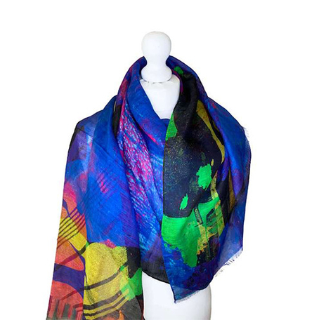 Linen Modal Silk Scarves