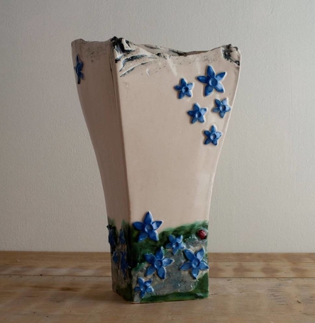 Blue Gentian Vase