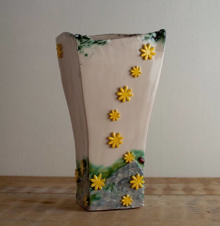 Yellow Burren Vase Yellow Burren Vase