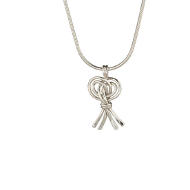 Love Token: Small Harvest Knot Pendant and 18" snake chain