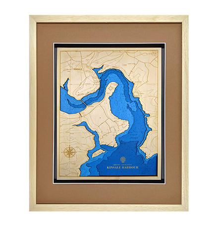 Kinsale Coastal Wall Art Map