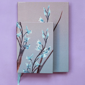 "Wild Orchid" A4 Silk Notebook