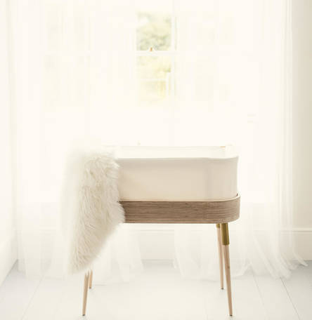 hugg organic bedside crib