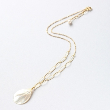 Mother of Pearl Gold Necklace