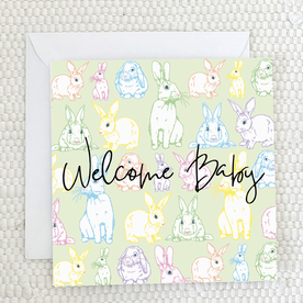 'Welcome Baby' Greeting Card'Welcome Baby' Greeting Card