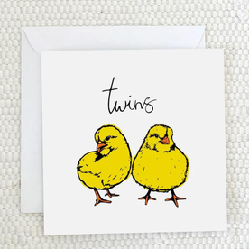 'Twins' Greeting card