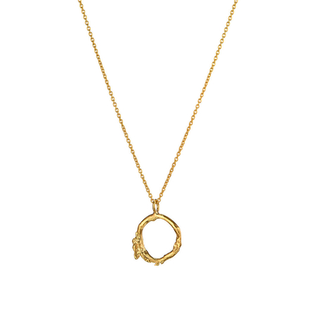 Gold Vermeil Irish Shrubbery Necklace