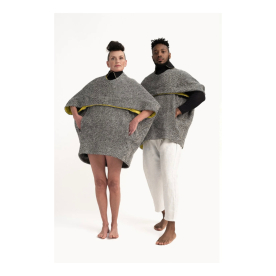 The Costume Room:Handwoven Donegal Tweed Cocoon Dress, Top