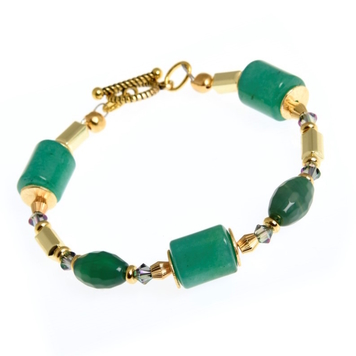 Wilde Emeralde Linear Bracelet