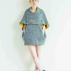 Handwoven Donegal Tweed Cocoon Dress/Top