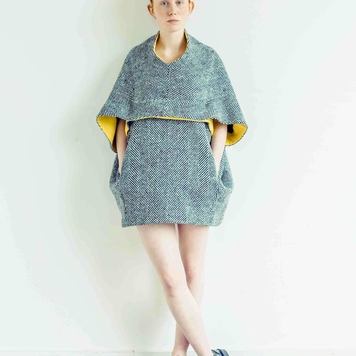 Handwoven Donegal Tweed Cocoon Dress/Top