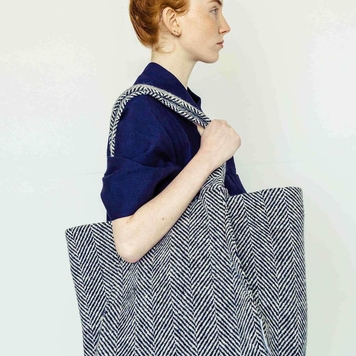 Handwoven Donegal Tweed Bag