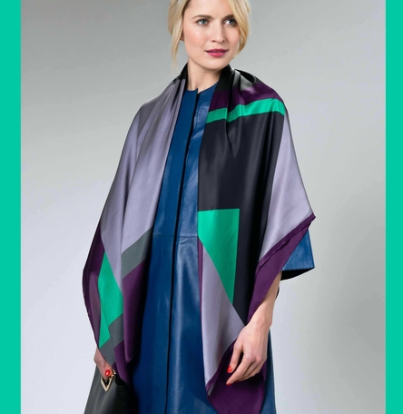 Cubic Plum & Green Cubic Plum & Green