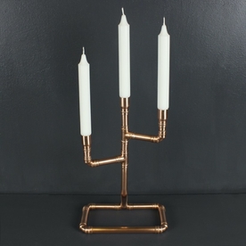 Classic Copper Candelabra