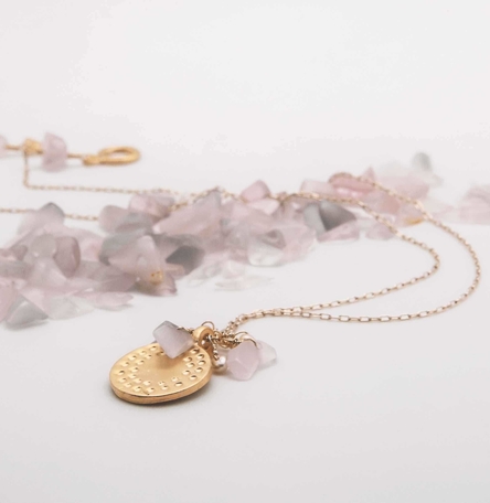 Dot Disc Necklace Dot Disc Necklace