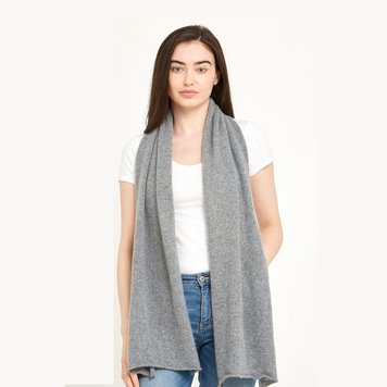 Pure cashmere scarf
