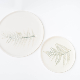 Large Round Fern Platter