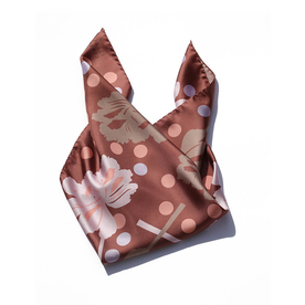 Inez in rose brown , thistle and beige