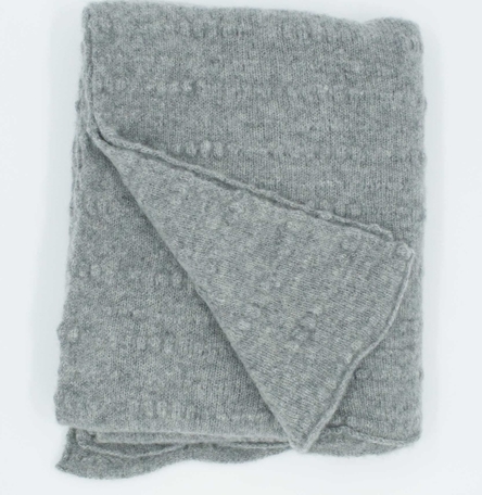 Grey Slub Scarf