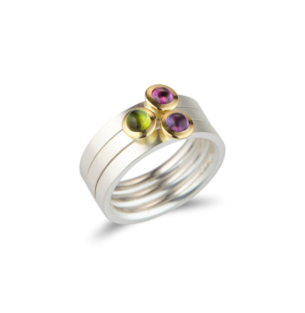 Kaleidoscope Stacking Rings