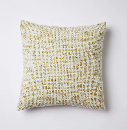 Mended Tweed Cushion Gooseberry