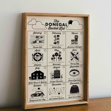 Riso Print - The Donegal Bucket List