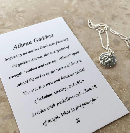 Athena Goddess Necklace