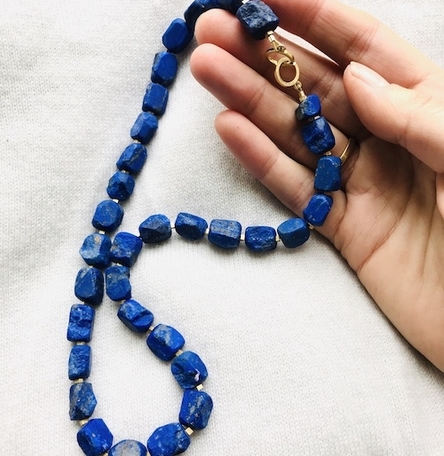 Lapis Lazuli and Gold Necklace